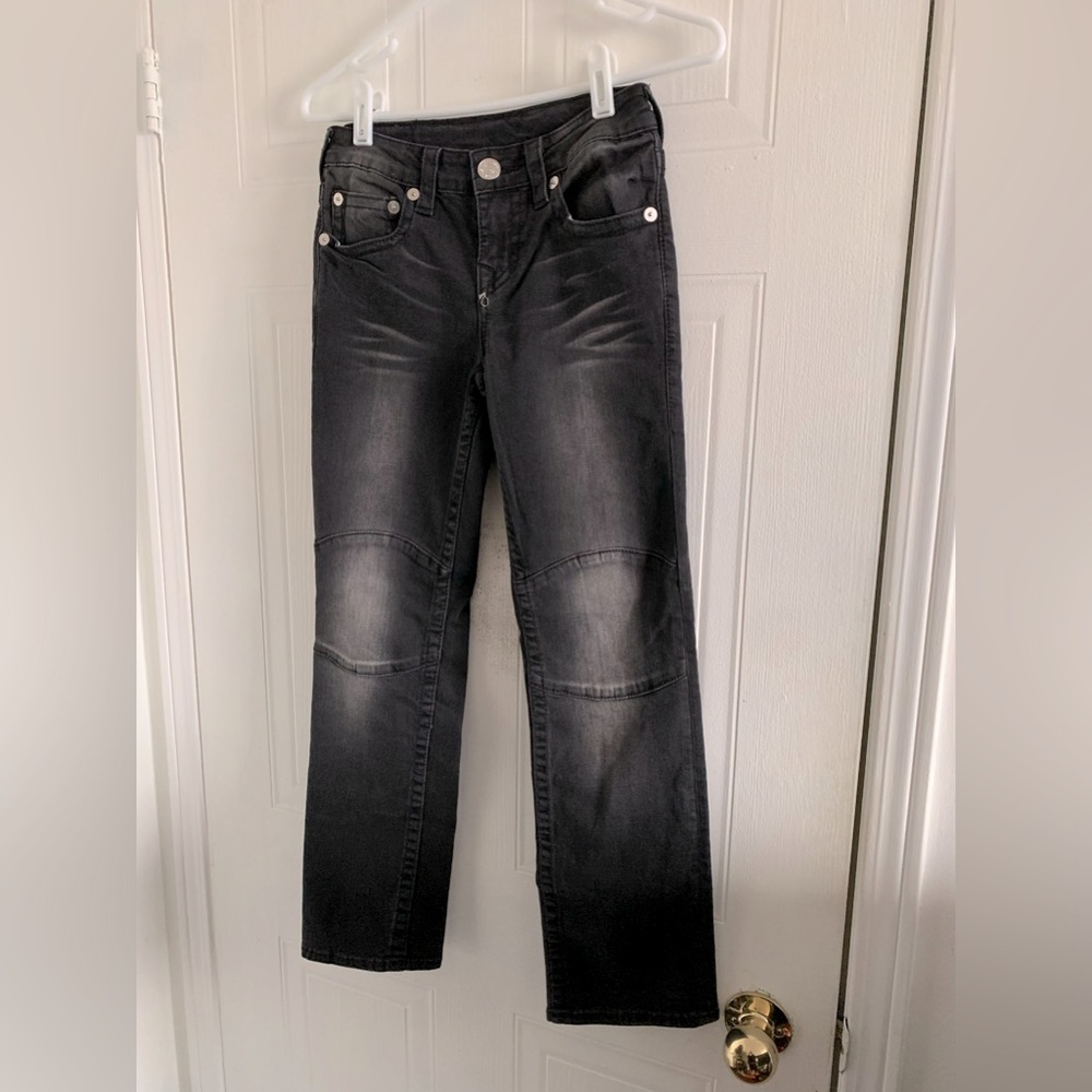 True Religion Dark Wash Straight Jeans Size 10